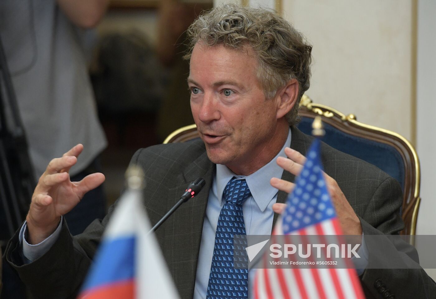 Federation Council Committee on Foreign Affairs Konstantin Kosachev meets with US Senator Rand Paul