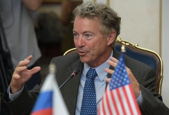 Federation Council Committee on Foreign Affairs Konstantin Kosachev meets with US Senator Rand Paul