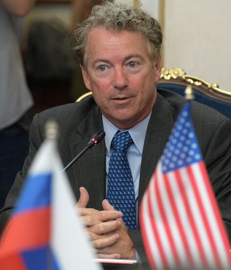 Federation Council Committee on Foreign Affairs Konstantin Kosachev meets with US Senator Rand Paul