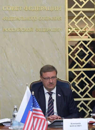 Federation Council Committee on Foreign Affairs Konstantin Kosachev meets with US Senator Rand Paul