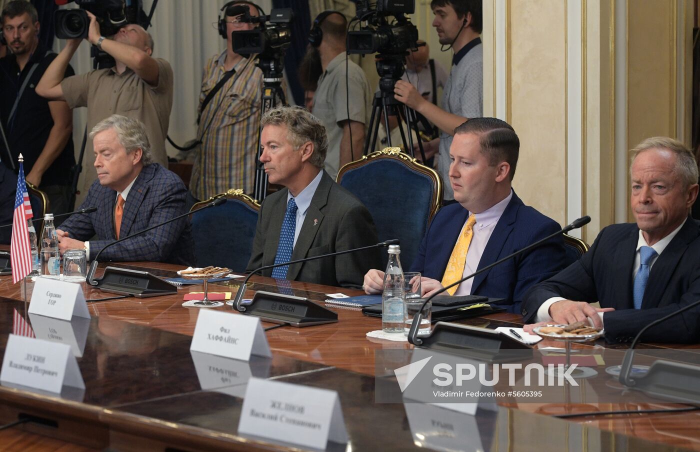 Federation Council Committee on Foreign Affairs Konstantin Kosachev meets with US Senator Rand Paul