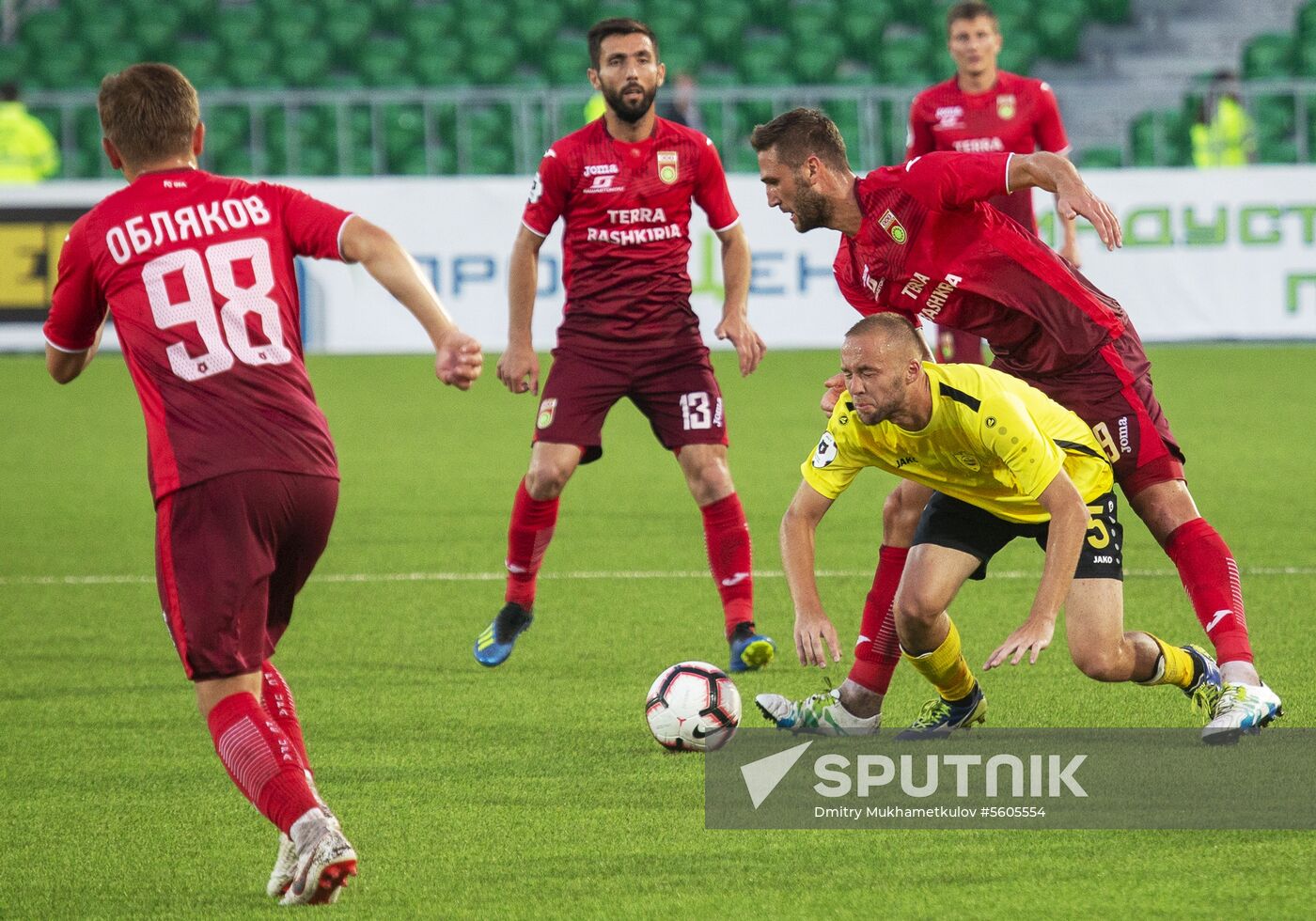 Football. Russian Premiere League. Ufa vs. Anzhi