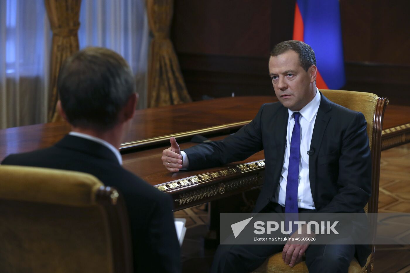 Prime Minister Dmitry Medvedev interviewed by Kommersant
