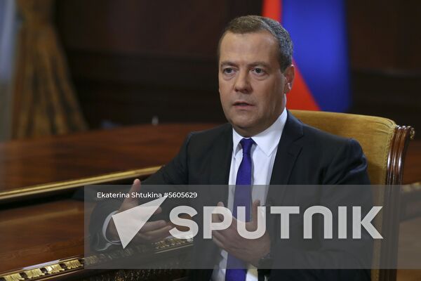 Prime Minister Dmitry Medvedev interviewed by Kommersant