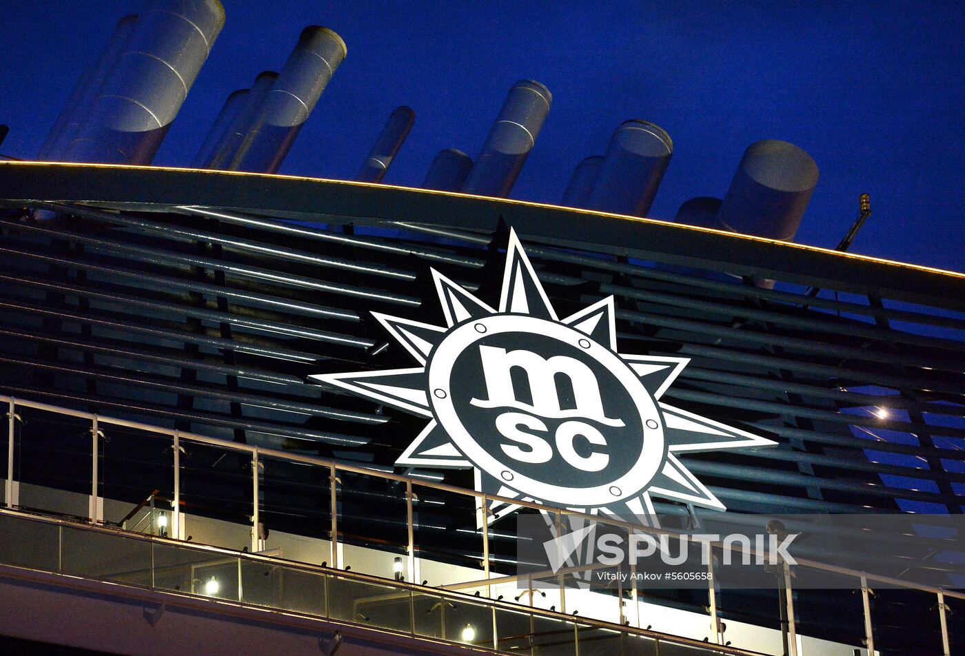 MSC Splendida cruise ship arrives in Vladivostok