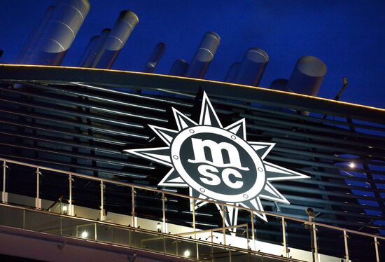 MSC Splendida cruise ship arrives in Vladivostok