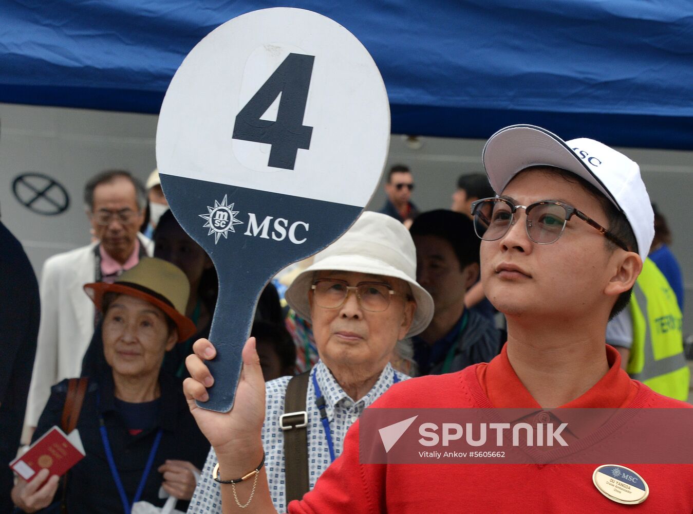 MSC Splendida cruise ship arrives in Vladivostok