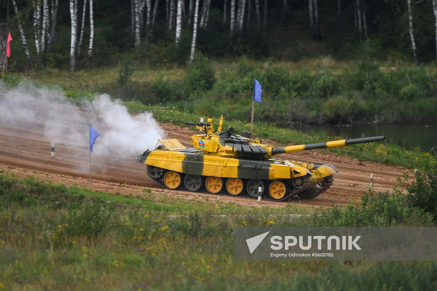 Tank biathlon. First semi-final