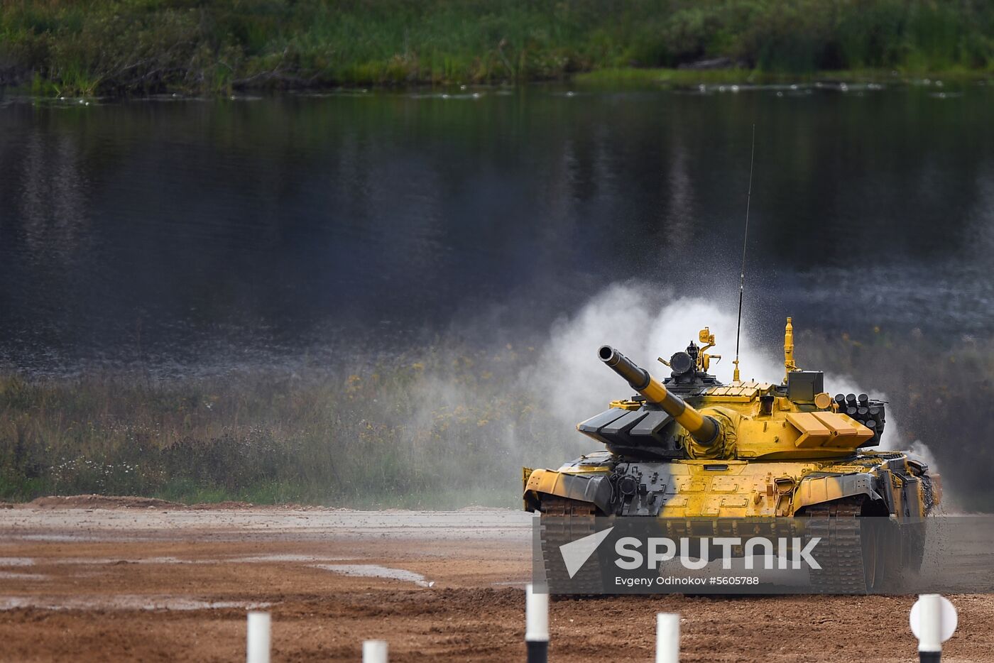 Tank biathlon. First semi-final