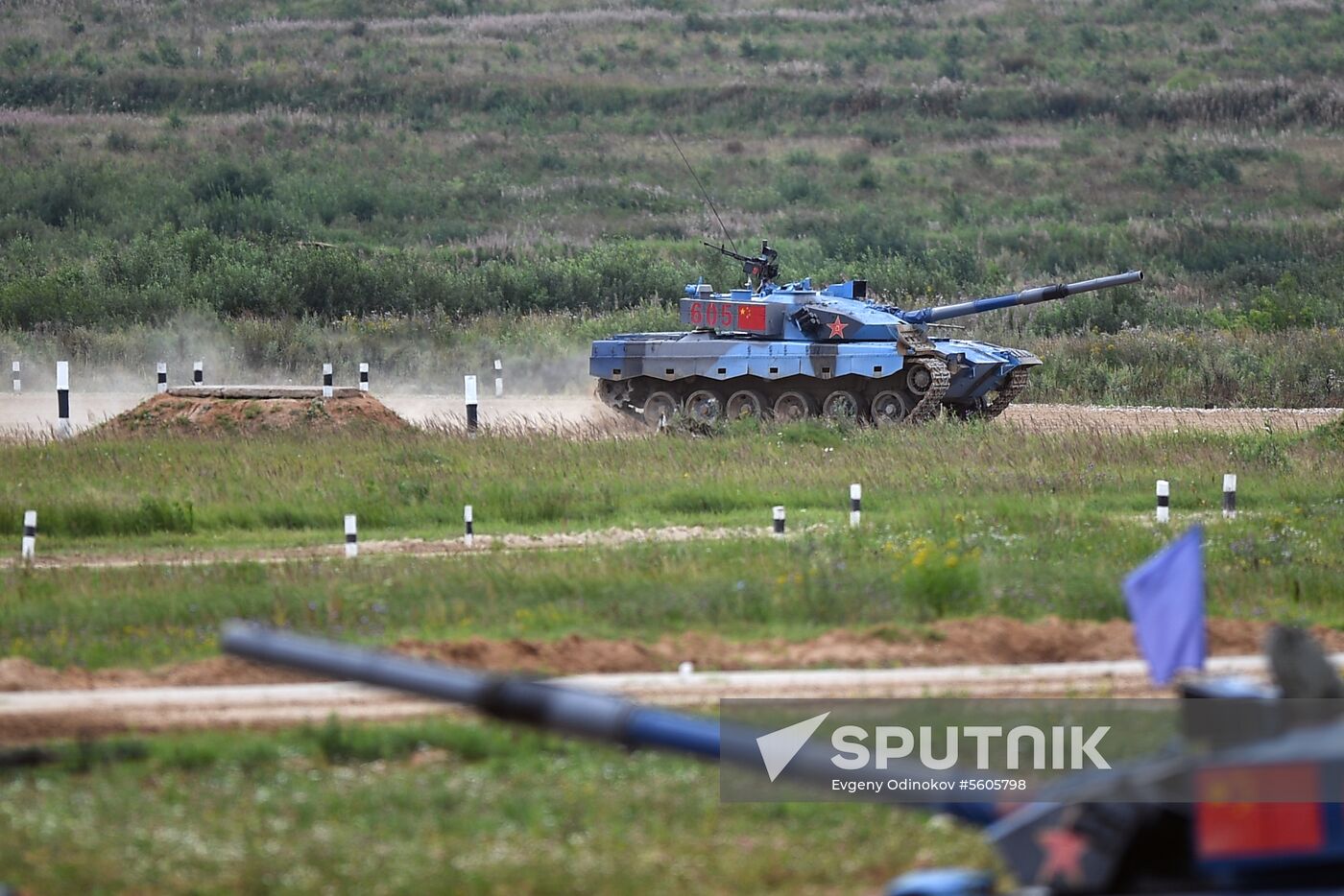 Tank biathlon. First semi-final