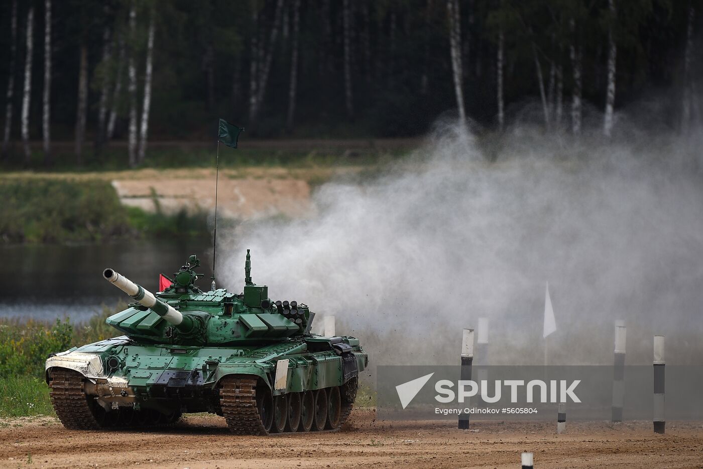 Tank biathlon. First semi-final