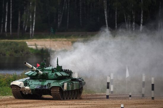 Tank biathlon. First semi-final