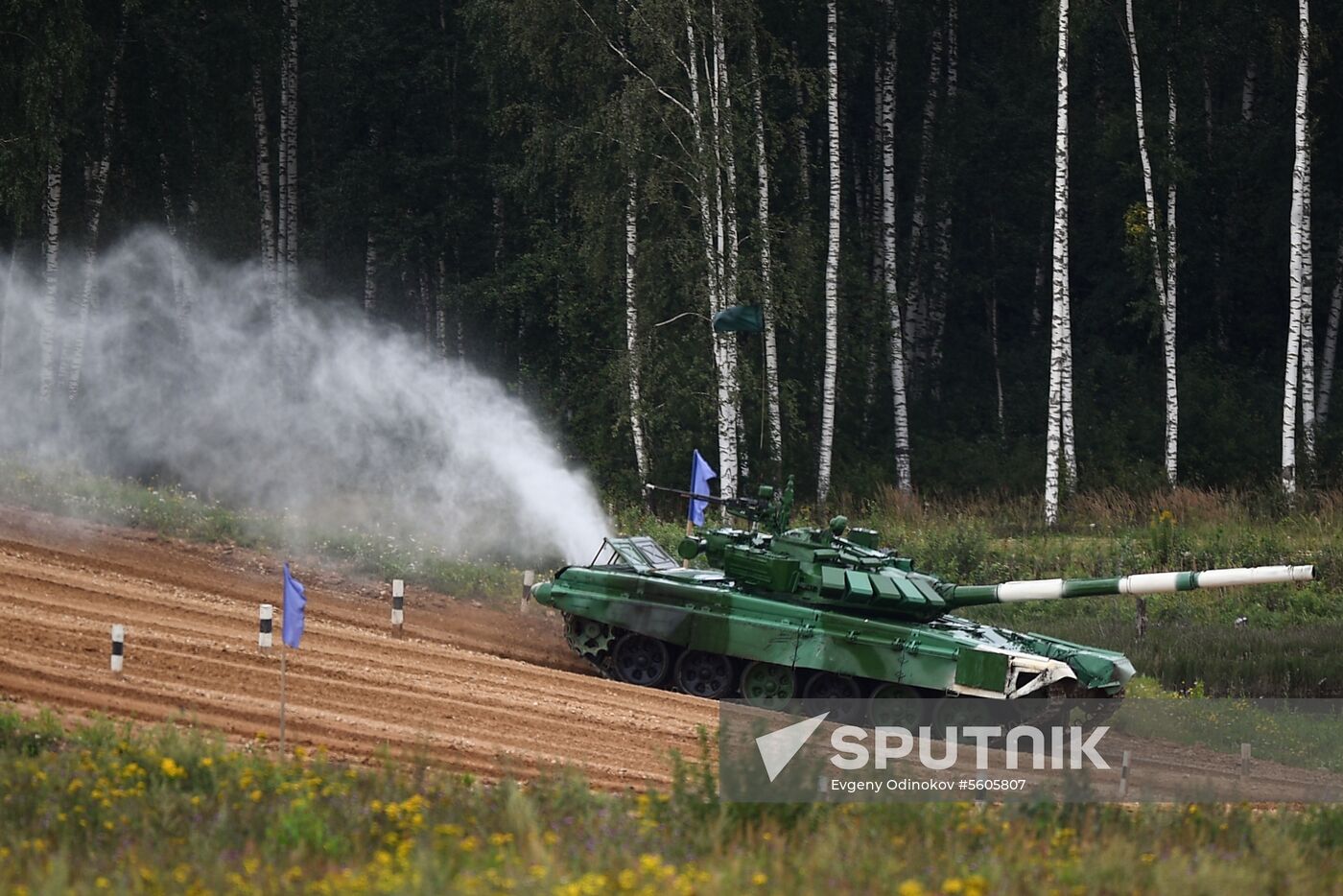 Tank biathlon. First semi-final