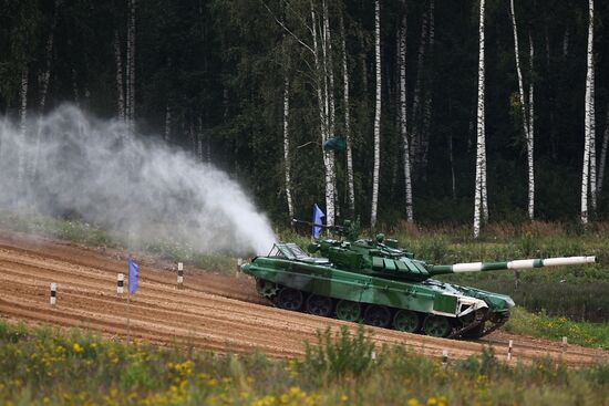 Tank biathlon. First semi-final
