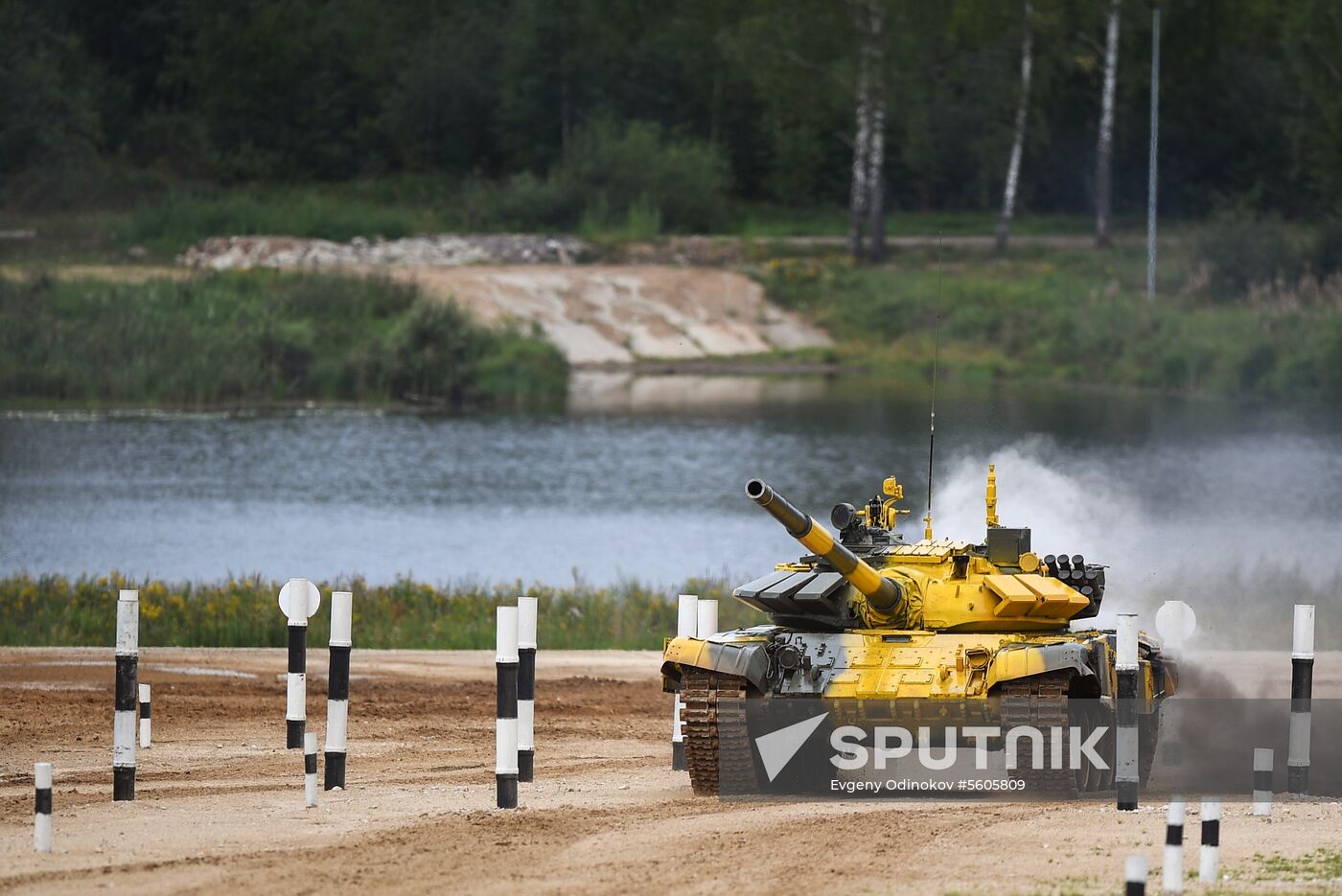 Tank biathlon. First semi-final