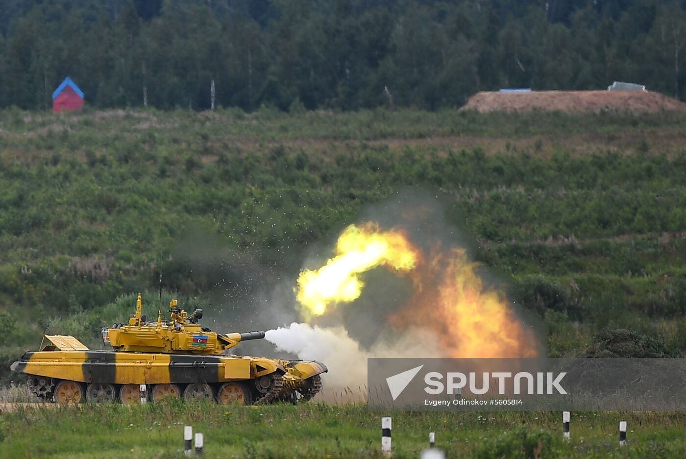 Tank biathlon. First semi-final