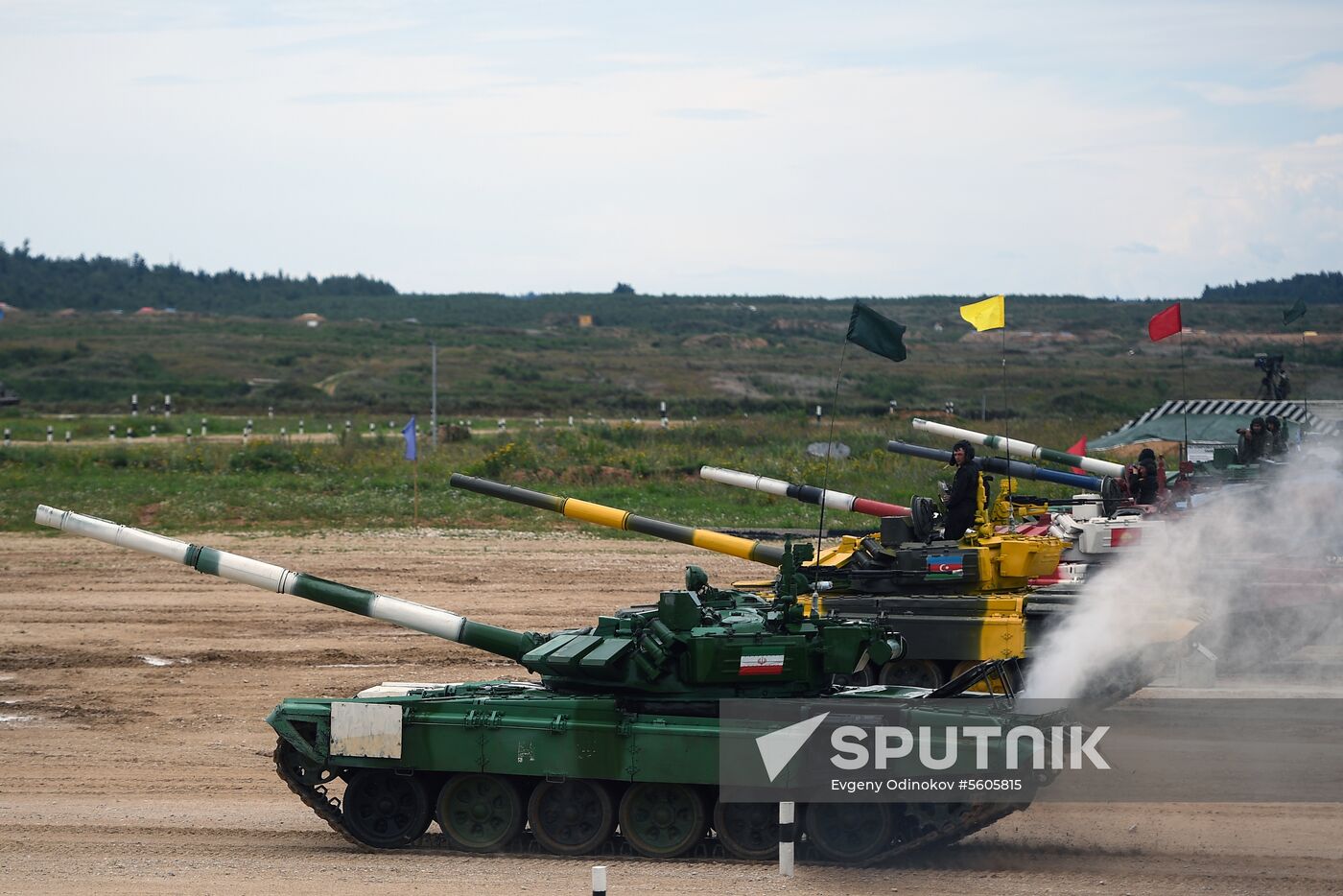 Tank biathlon. First semi-final