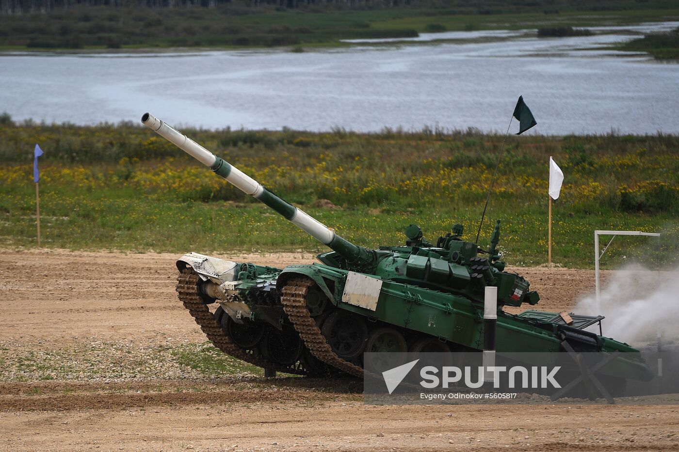 Tank biathlon. First semi-final