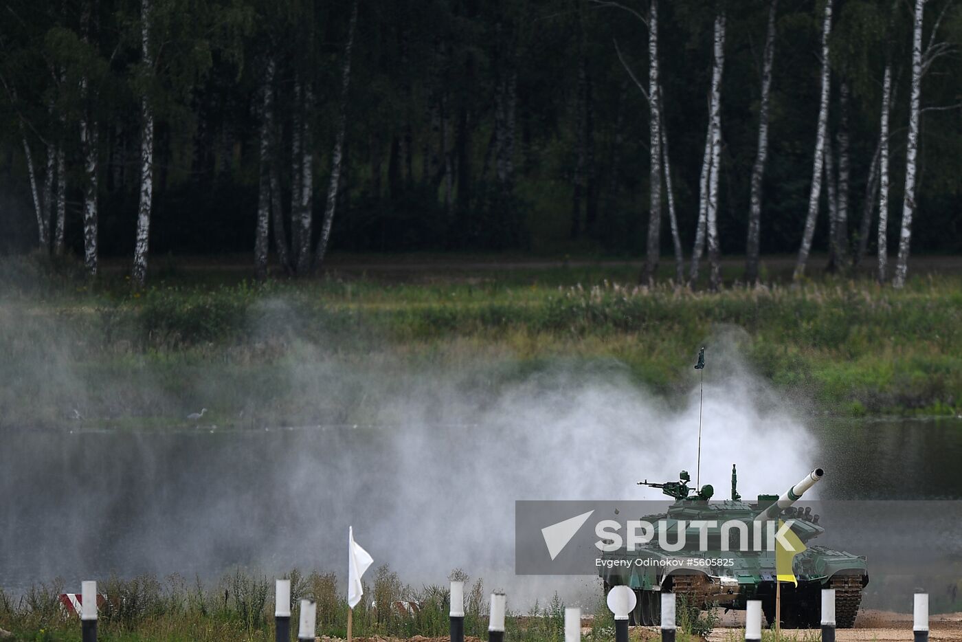 Tank biathlon. First semi-final