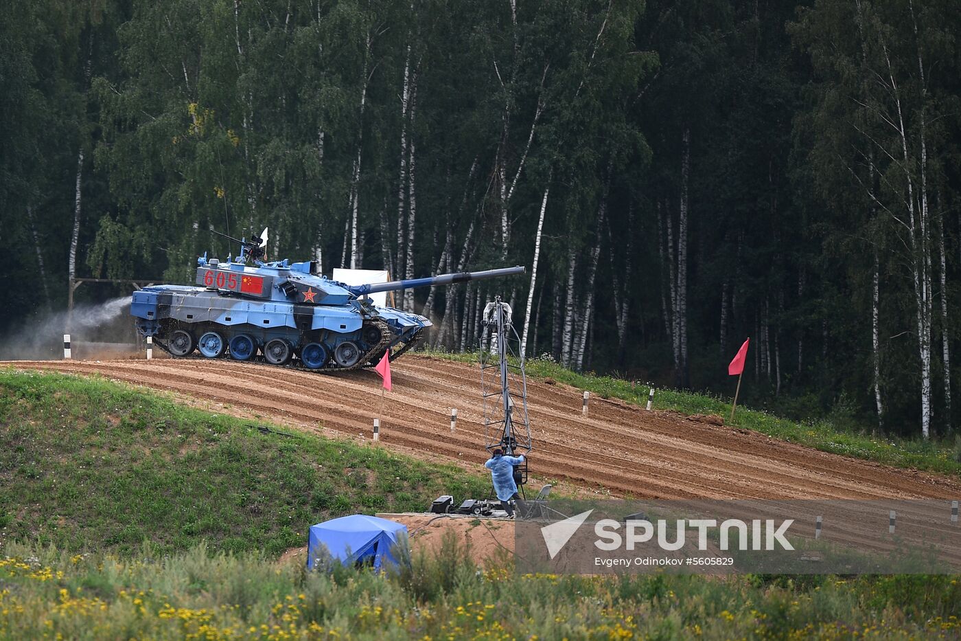 Tank biathlon. First semi-final