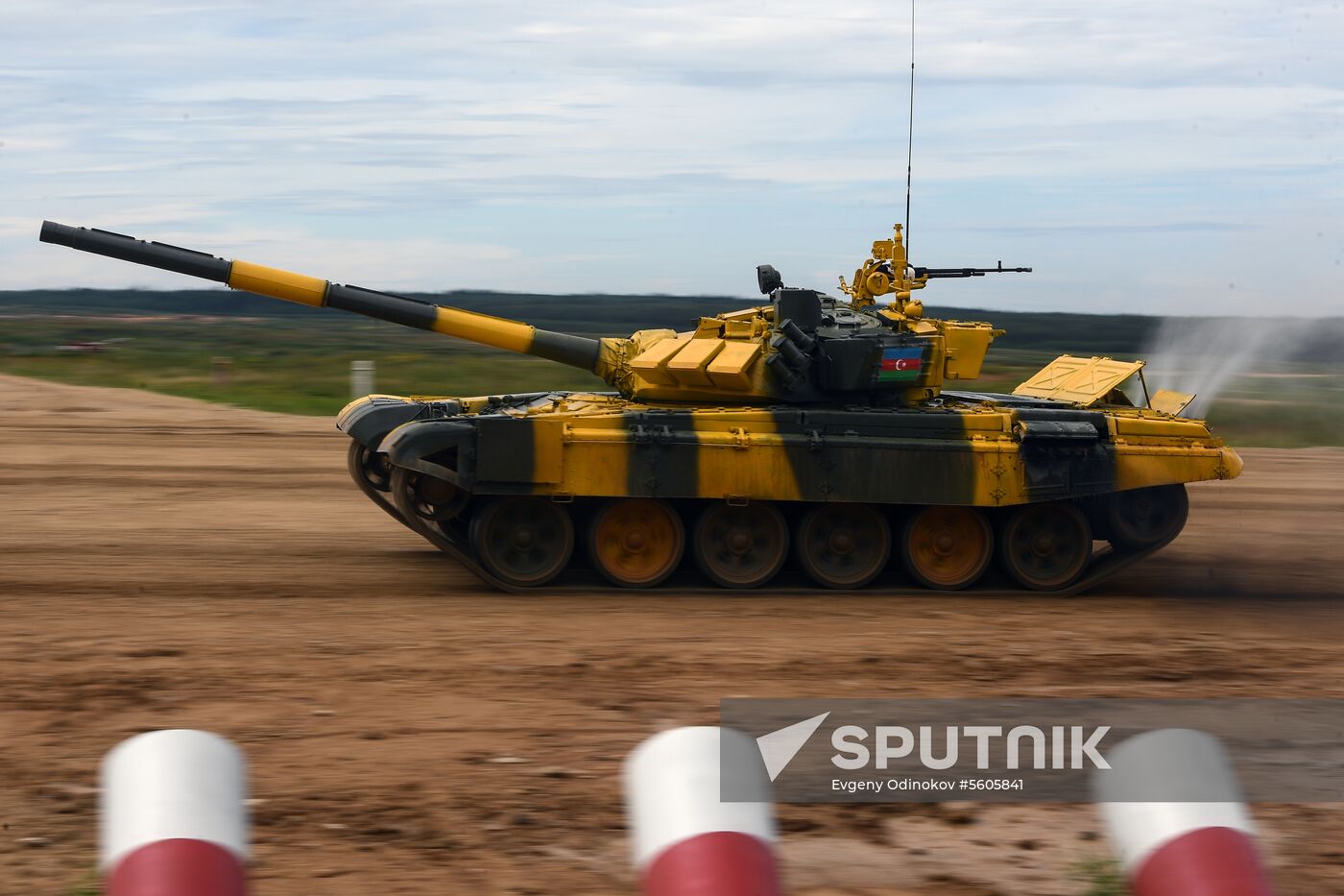 Tank biathlon. First semi-final