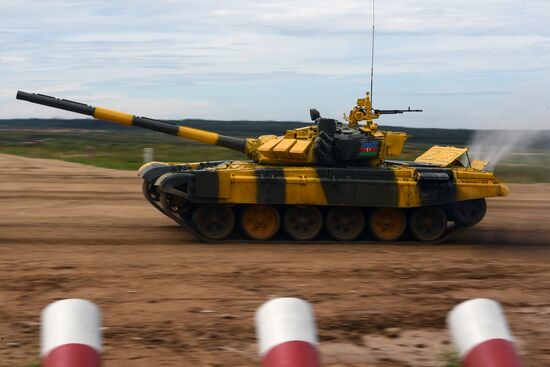 Tank biathlon. First semi-final