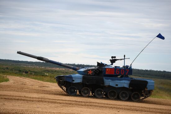 Tank biathlon. First semi-final