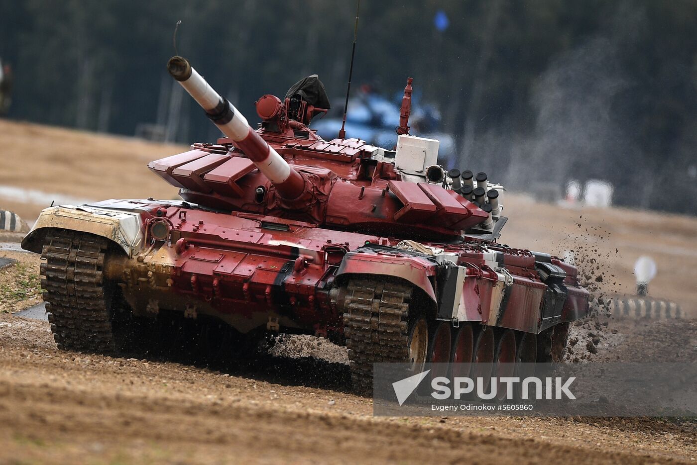 Tank biathlon. First semi-final