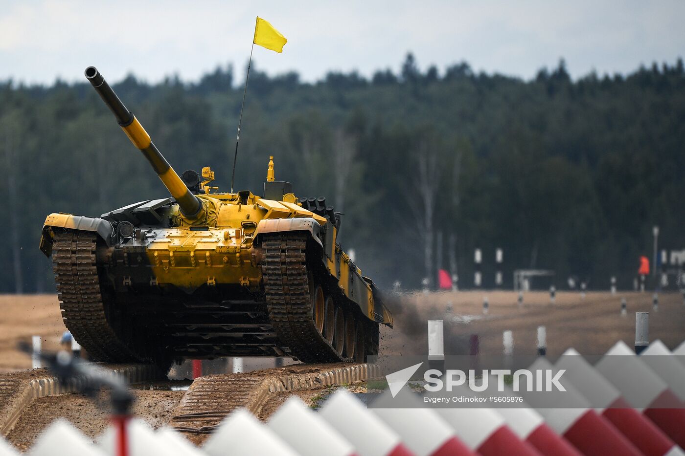 Tank biathlon. First semi-final