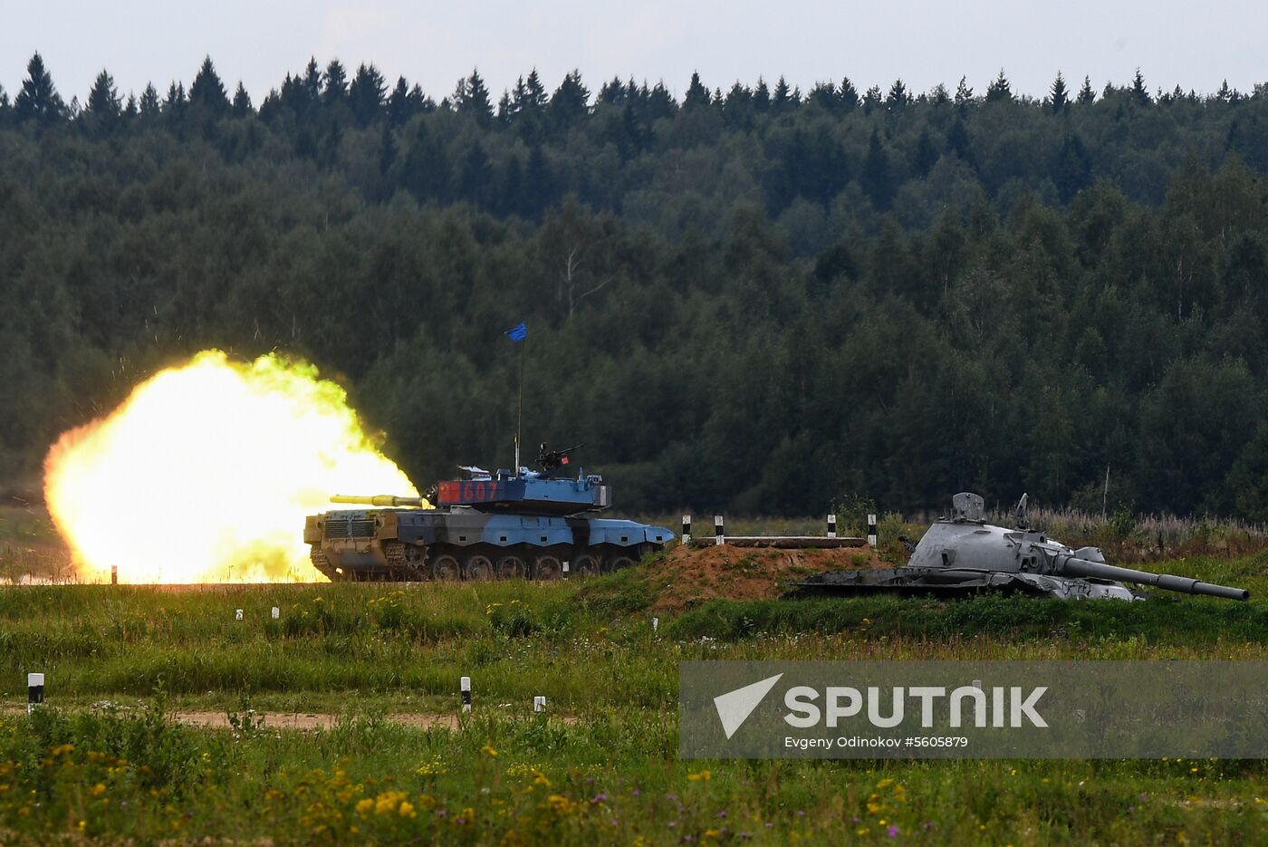 Tank biathlon. First semi-final