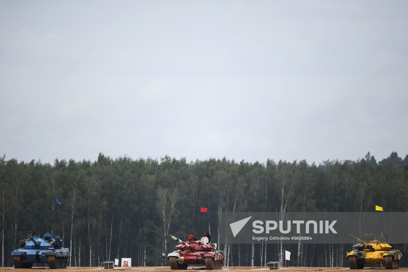 Tank biathlon. First semi-final
