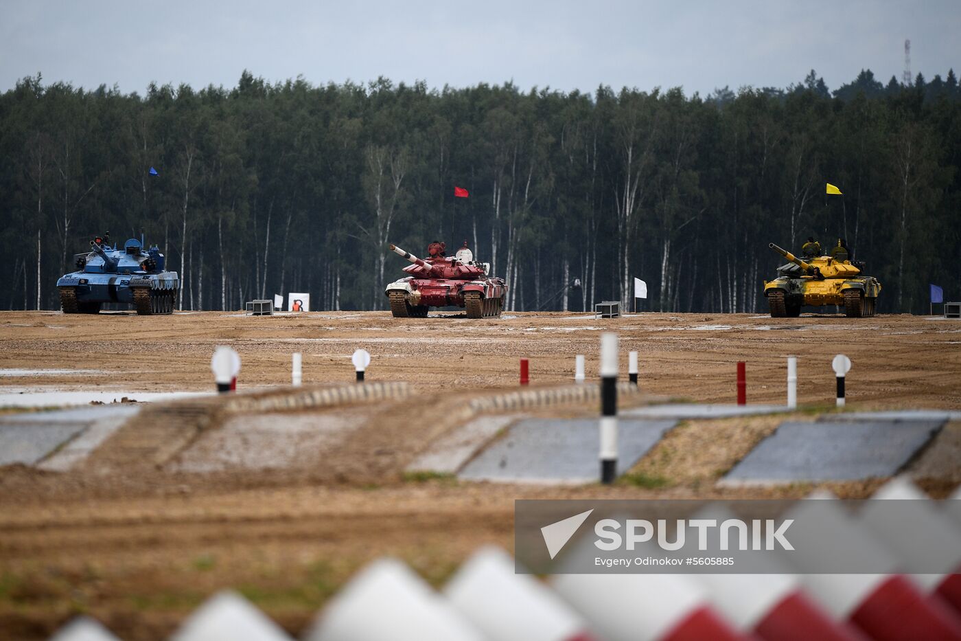 Tank biathlon. First semi-final