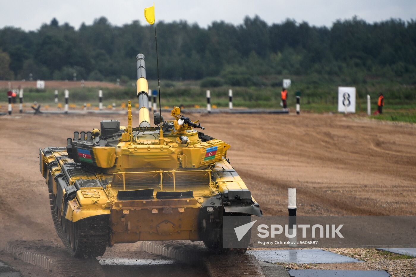 Tank biathlon. First semi-final