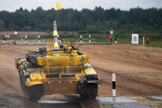 Tank biathlon. First semi-final