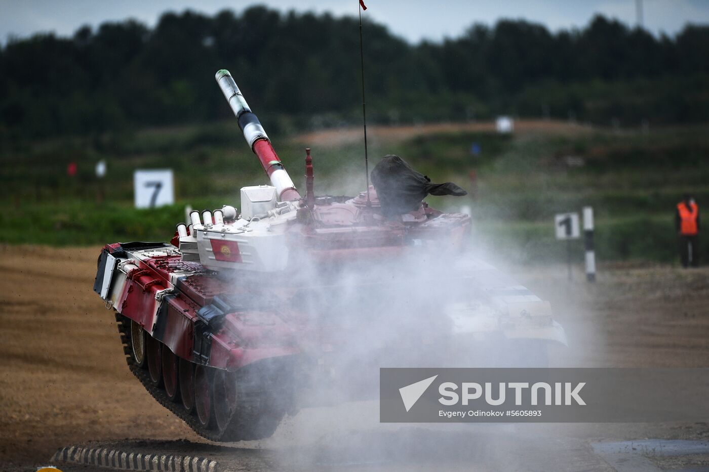 Tank biathlon. First semi-final