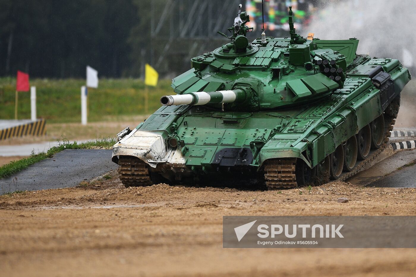 Tank biathlon. First semi-final