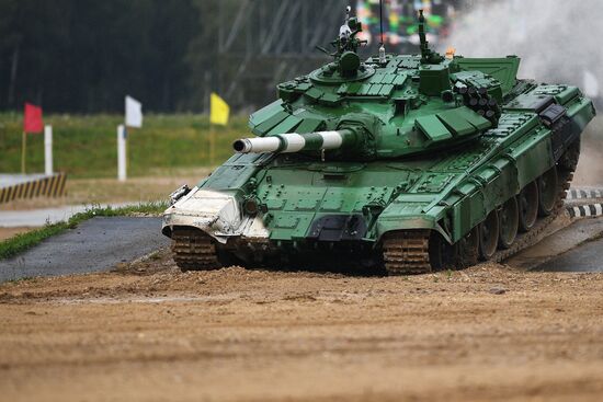 Tank biathlon. First semi-final