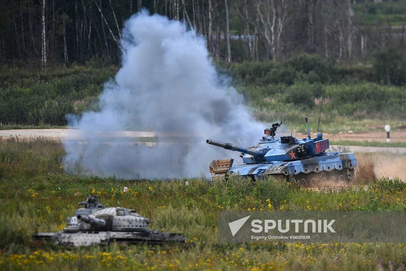 Tank biathlon. First semi-final
