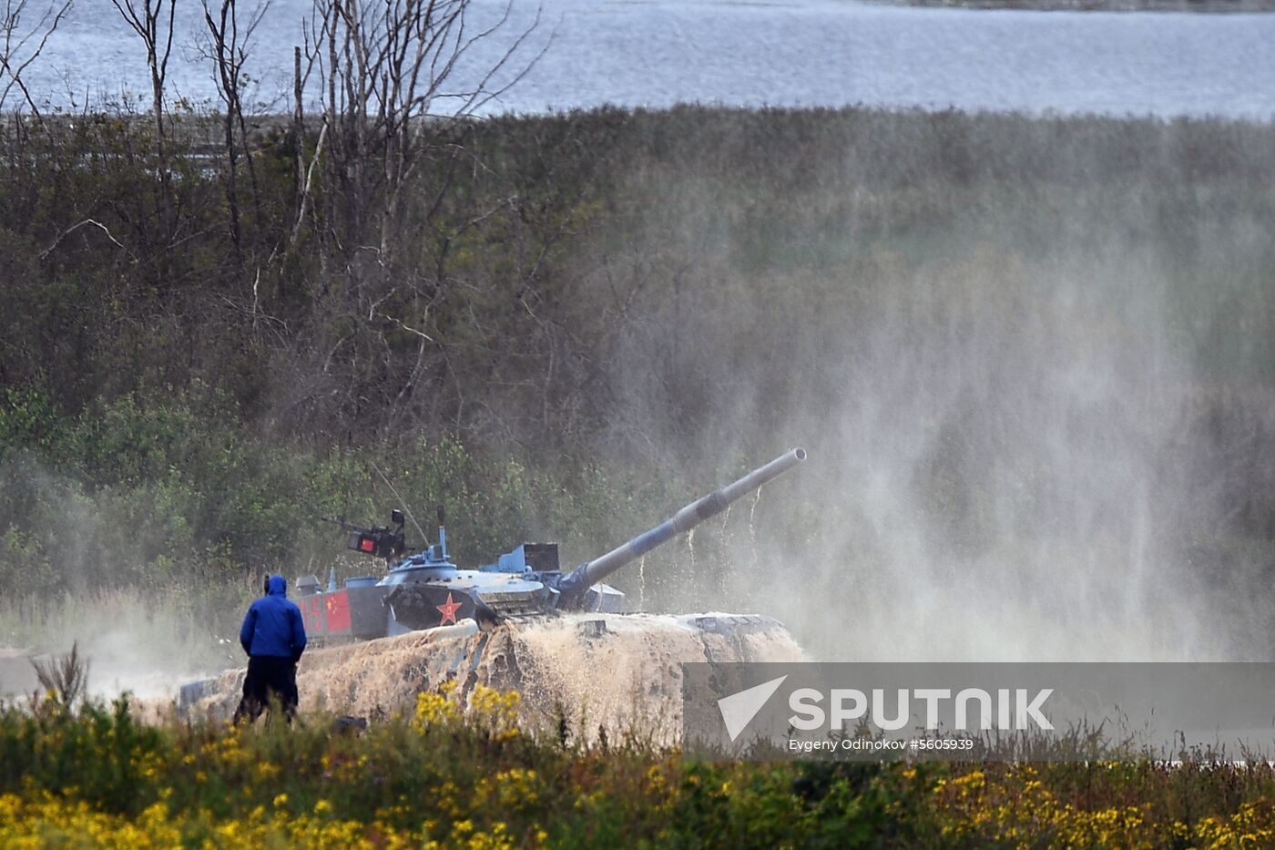 Tank biathlon. First semi-final