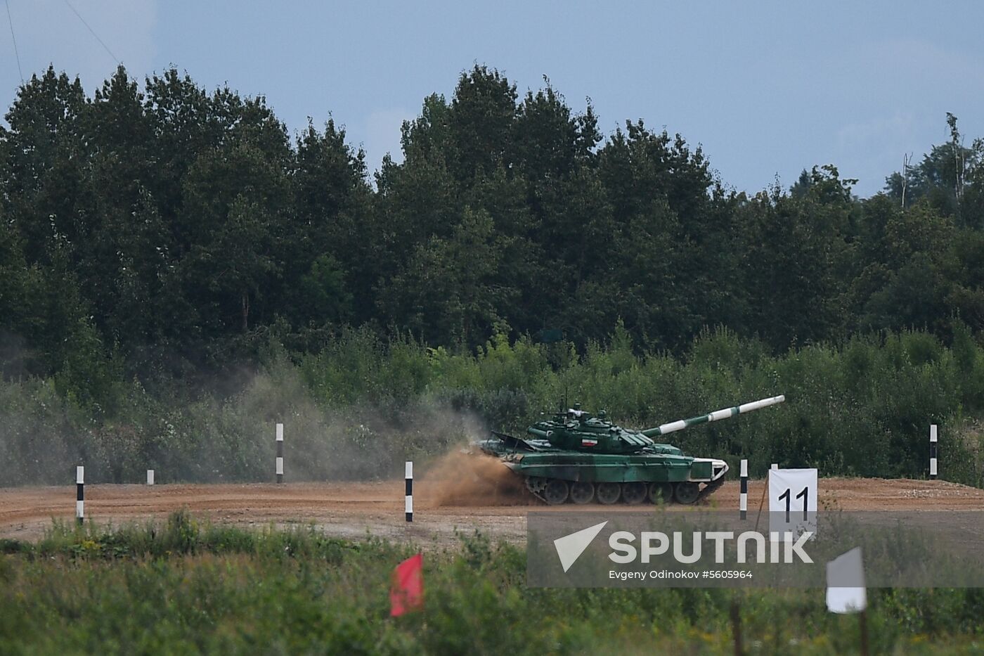 Tank biathlon. First semi-final