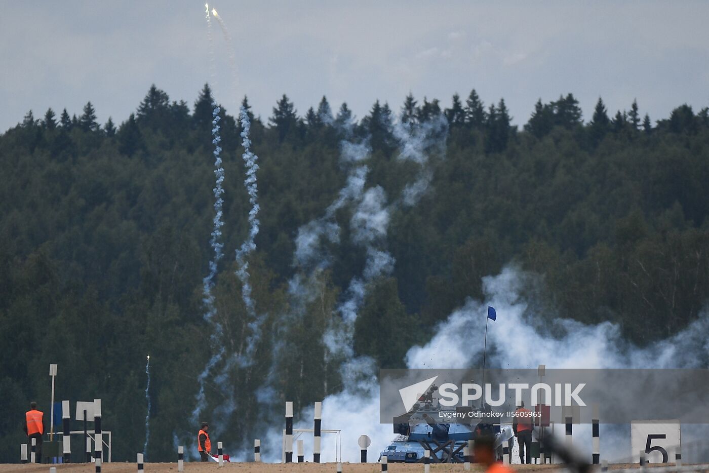Tank biathlon. First semi-final