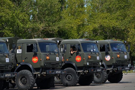 Masters of Armored Vehicles international contest in Voronezh Region