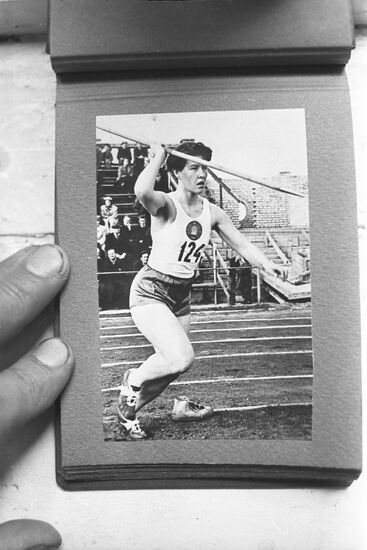Soviet athlete Inese Jaunzeme