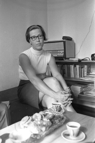 Soviet athlete Inese Jaunzeme