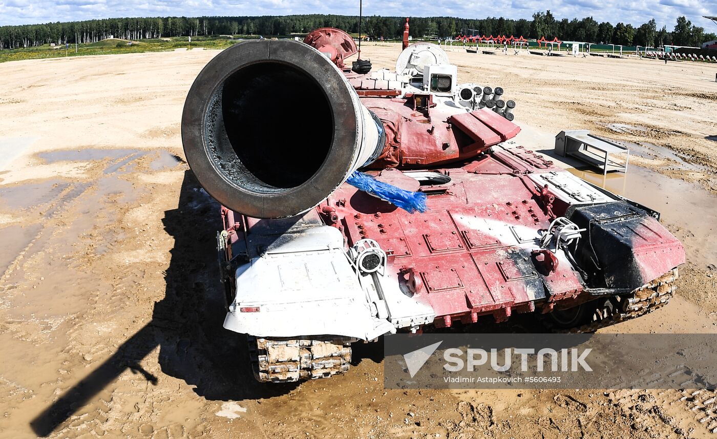 Tank biathlon. Second semifinals