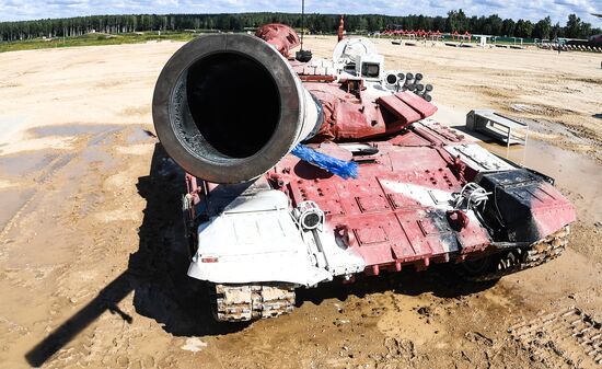 Tank biathlon. Second semifinals