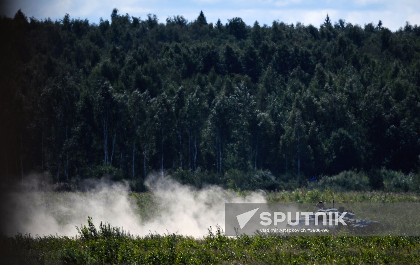 Tank biathlon. Second semifinals