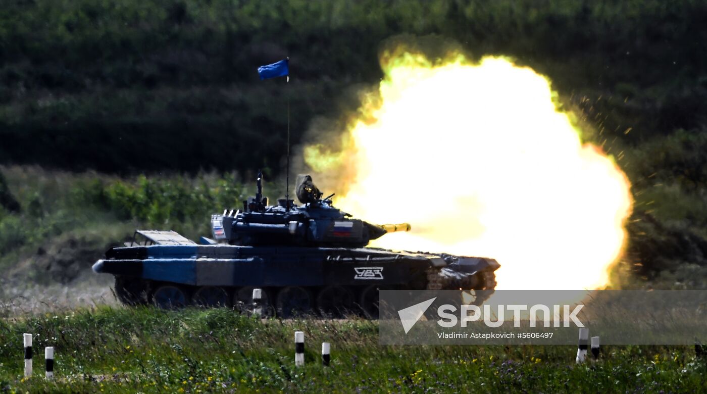 Tank biathlon. Second semifinals