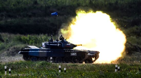Tank biathlon. Second semifinals