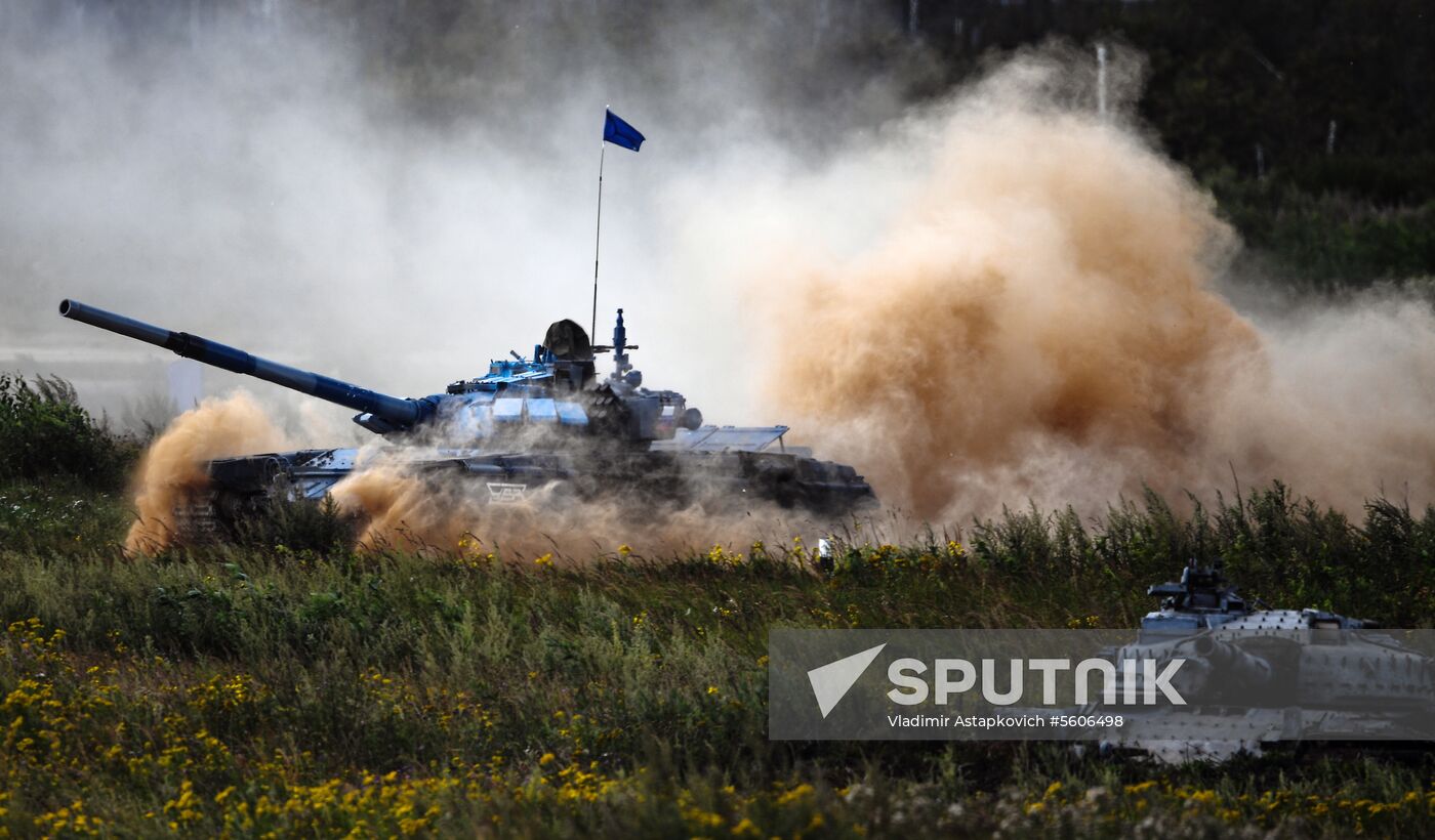 Tank biathlon. Second semifinals